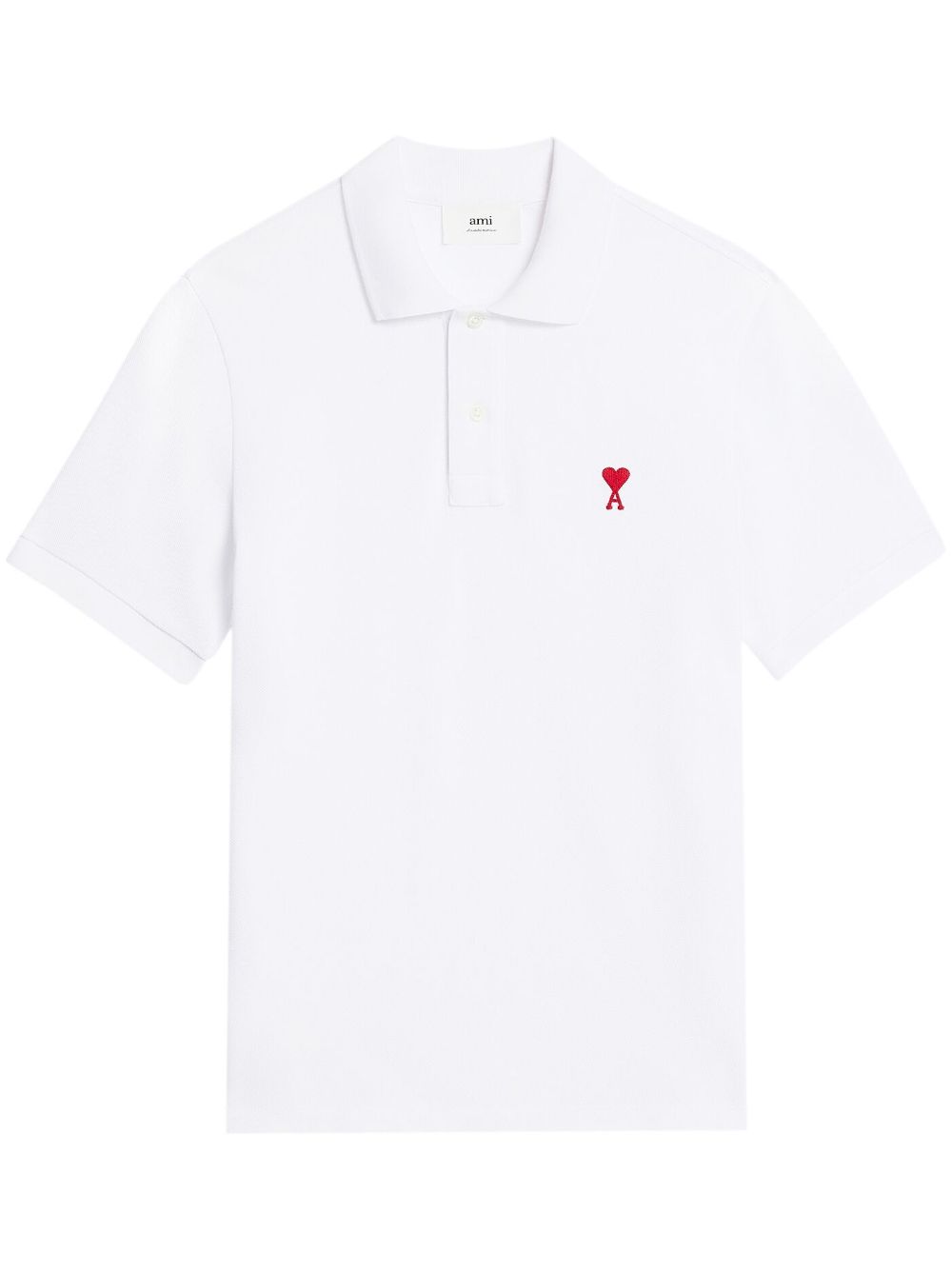 AMI Paris Ami de Coeur Poloshirt - Weiß von AMI Paris