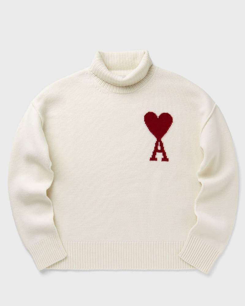 AMI Paris BOXY RED ADC SWEATER men Pullovers beige in Größe:L von AMI Paris