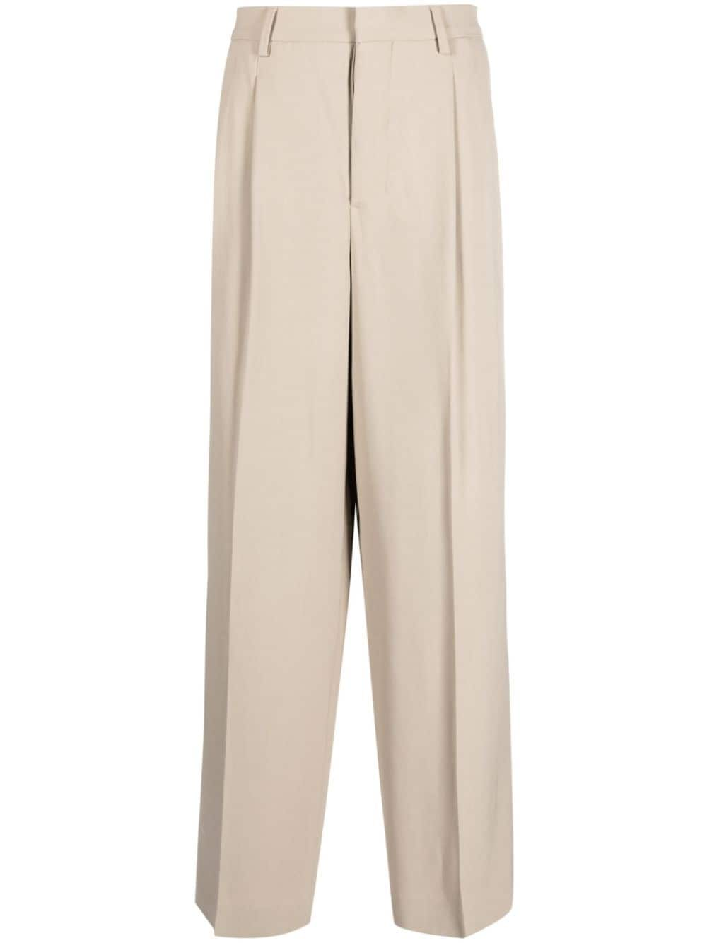 AMI Paris Bundfaltenhose mit geradem Schnitt - Nude von AMI Paris