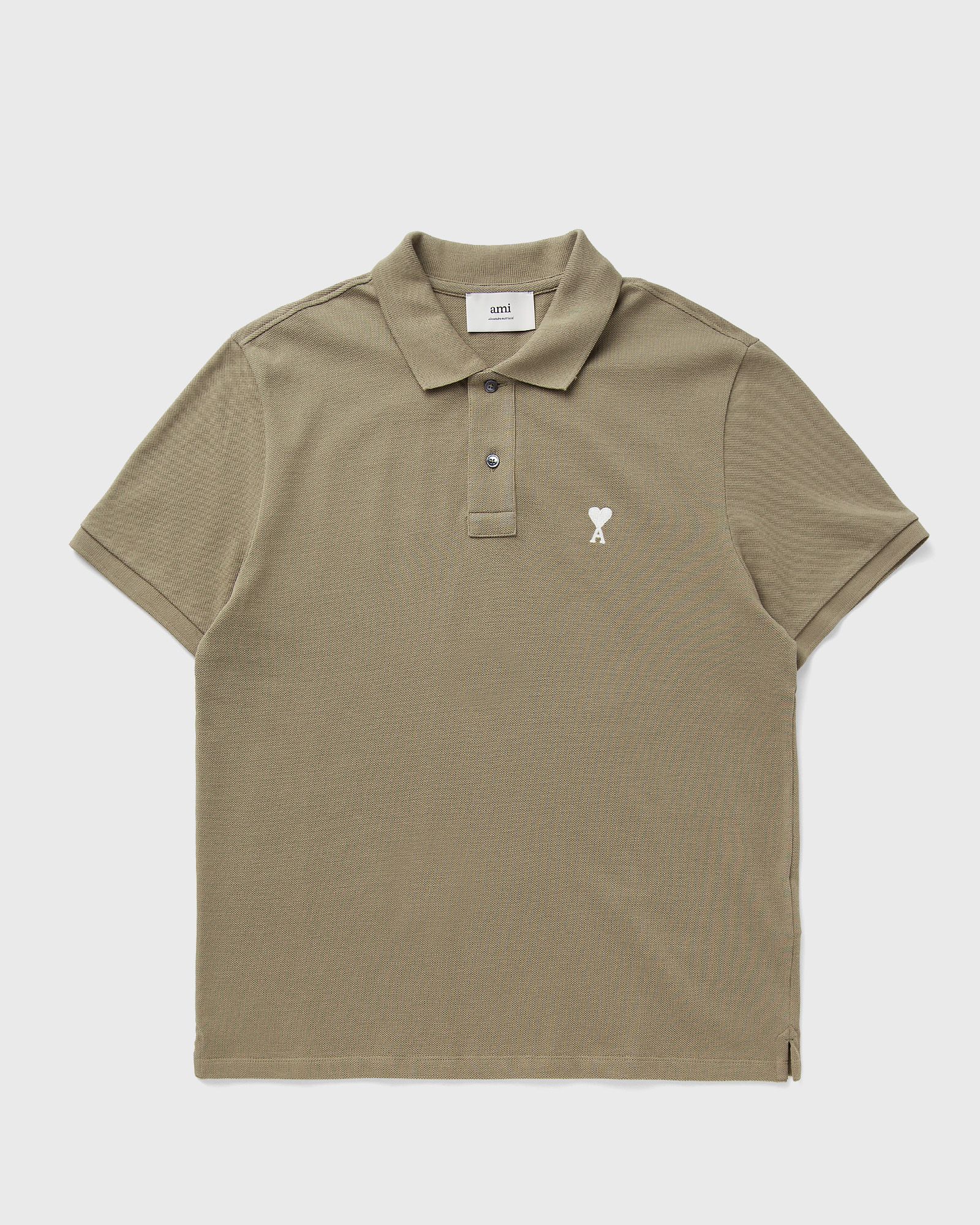AMI Paris CLASSIC AMI DE COEUR POLO SHIRT men Polos brown in Größe:S AMI Paris CLASSIC AMI DE COEUR POLO SHIRT men Polos brown in Größe:S von AMI Paris