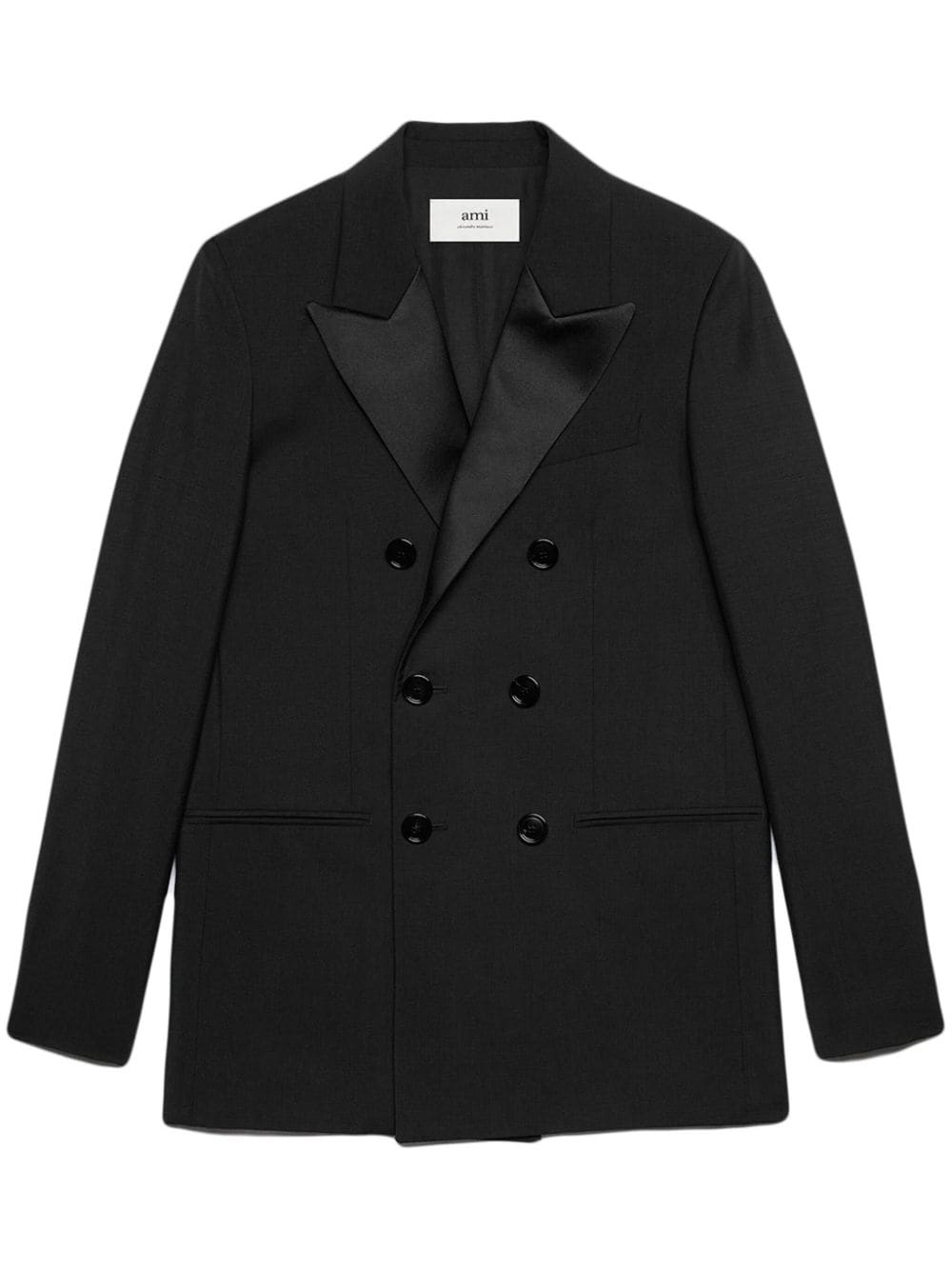 AMI Paris Doppelreihiger Oversized-Blazer - Schwarz von AMI Paris