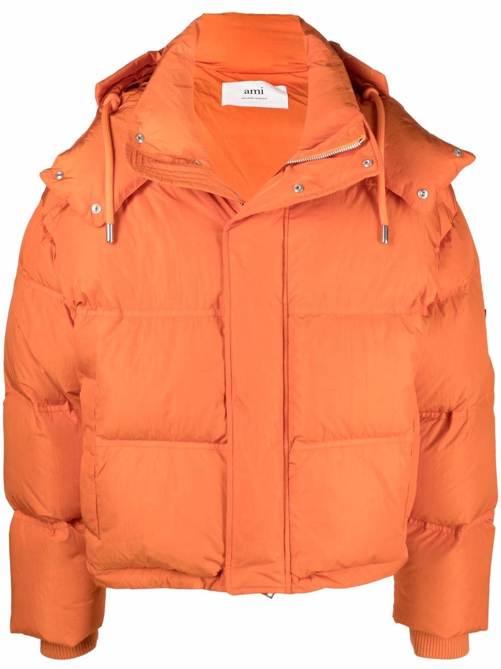 AMI Paris Gefütterte Ami de Coeur Jacke - Orange von AMI Paris