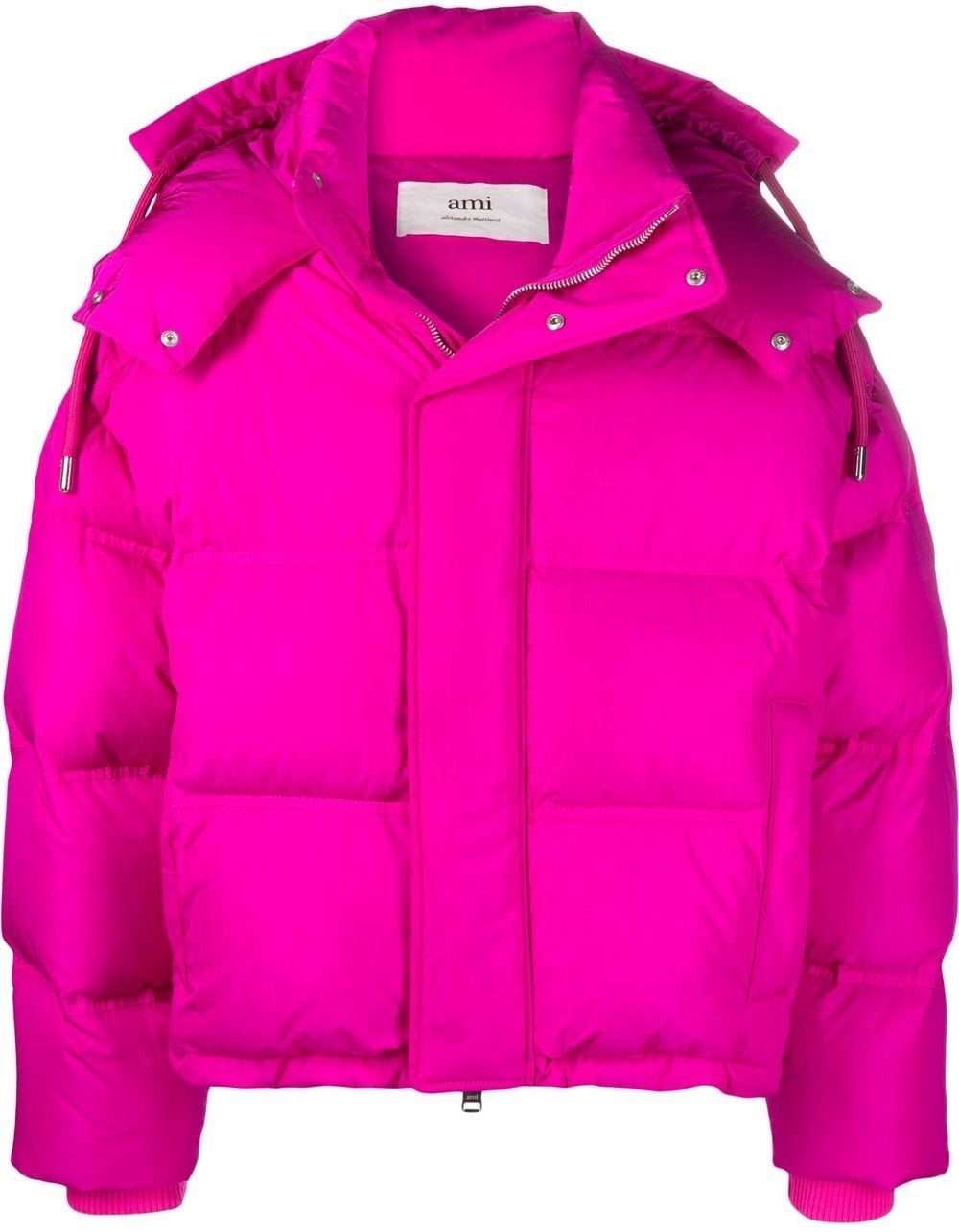 AMI Paris Gefütterte Ami de Coeur Jacke - Rosa von AMI Paris