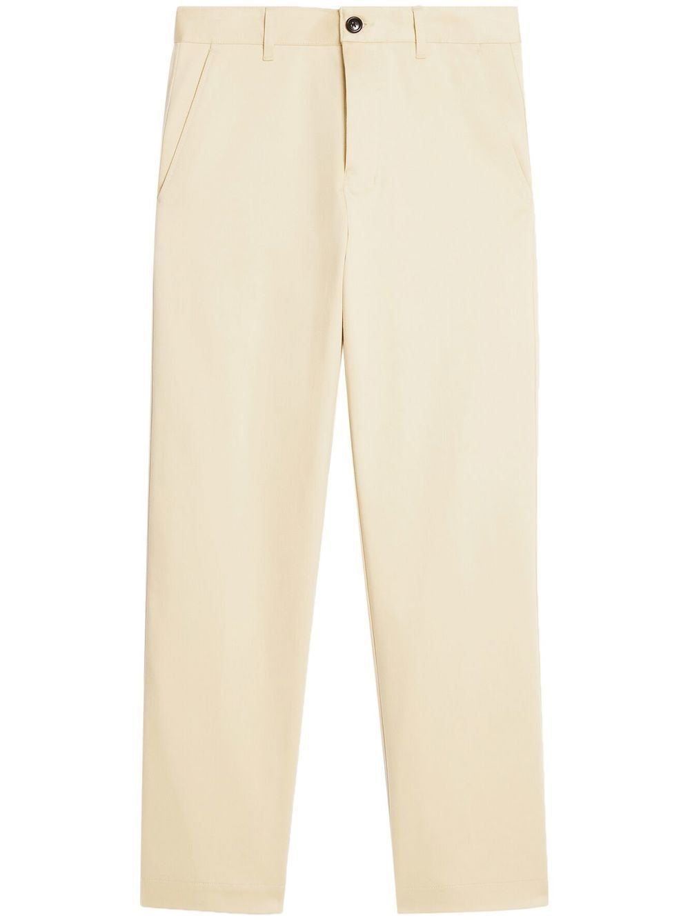 AMI Paris Gerade Cropped-Hose - Nude von AMI Paris