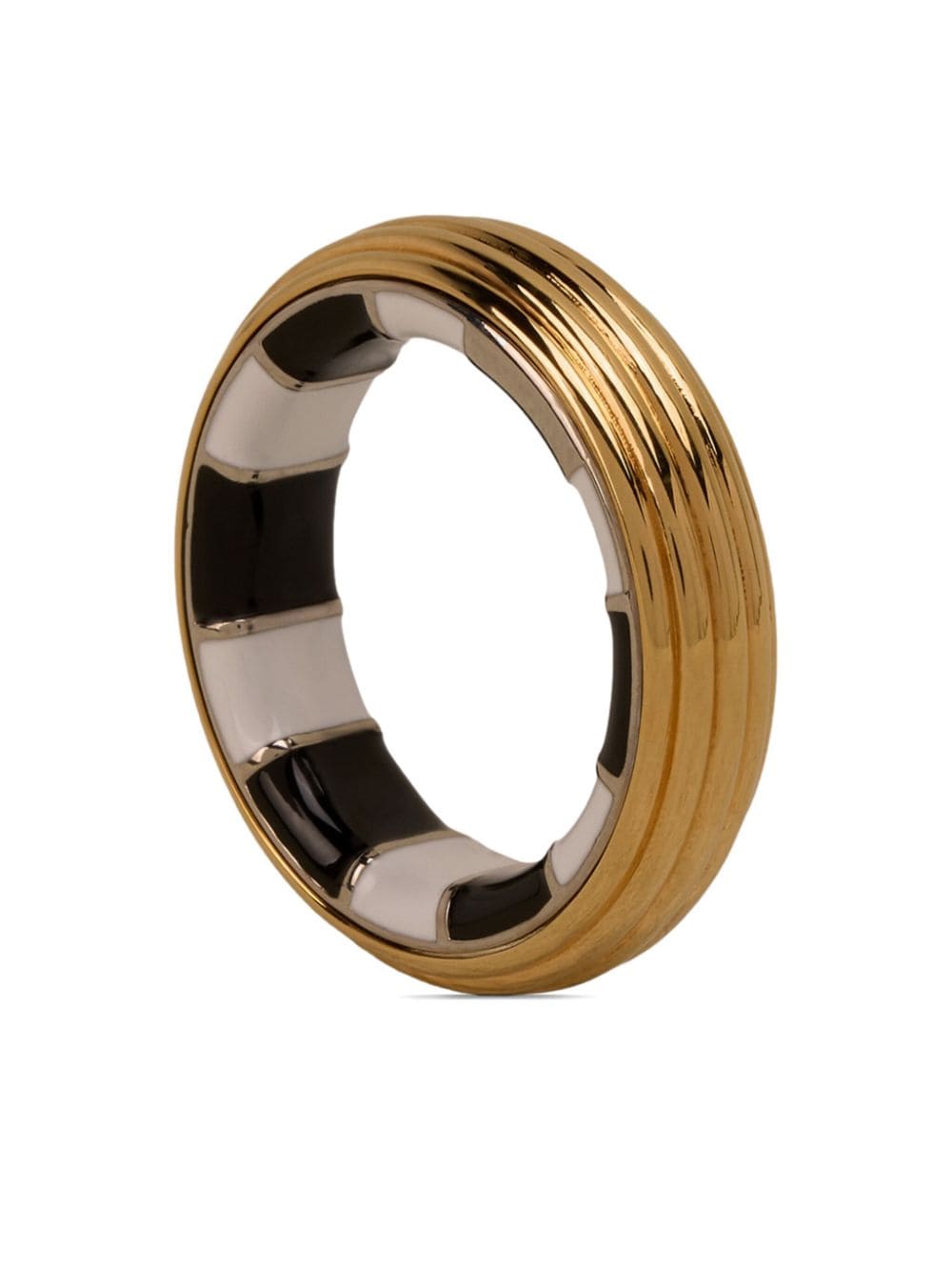 AMI Paris Gerippter Lineami Ring - Gold von AMI Paris