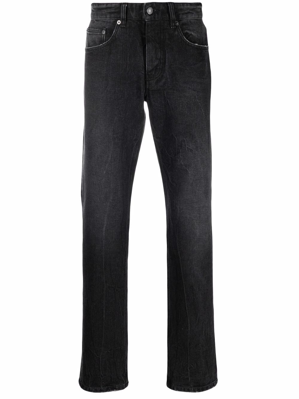 AMI Paris Halbhohe Slim-Fit-Jeans - Schwarz von AMI Paris