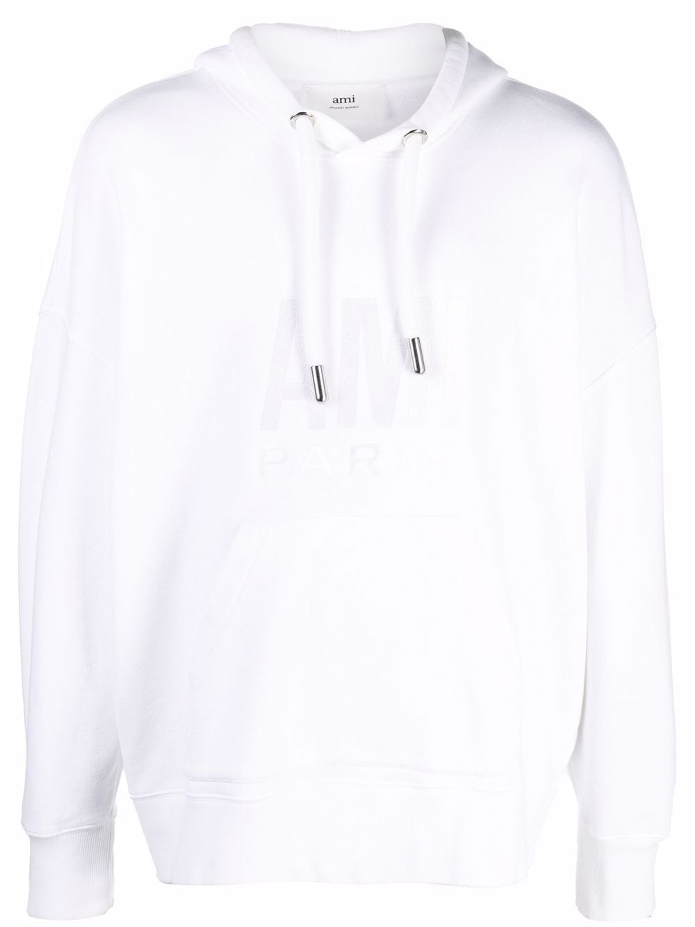 AMI Paris Hoodie mit Logo - Weiß von AMI Paris