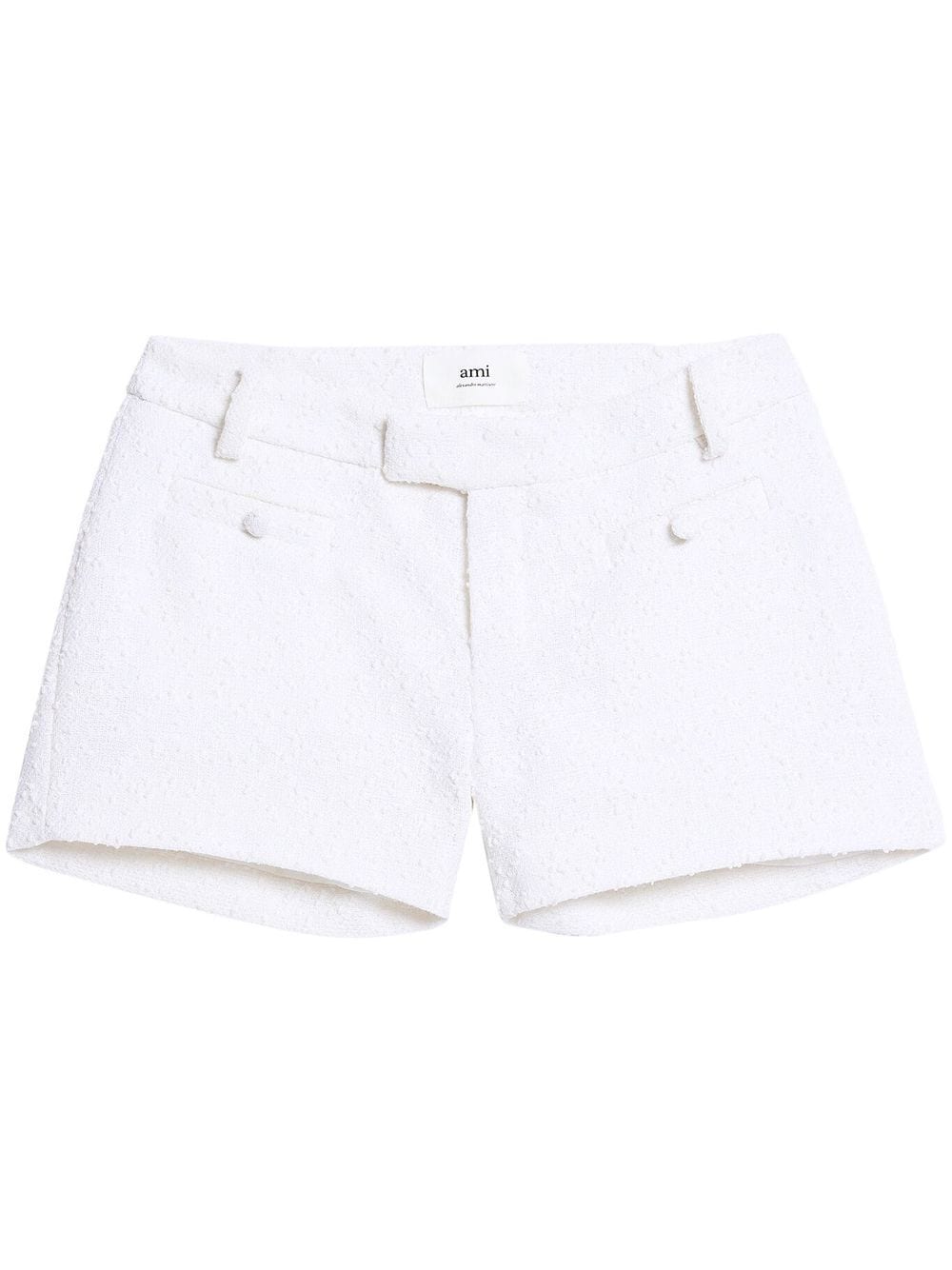 AMI Paris Klassische Tweed-Shorts - Weiß von AMI Paris