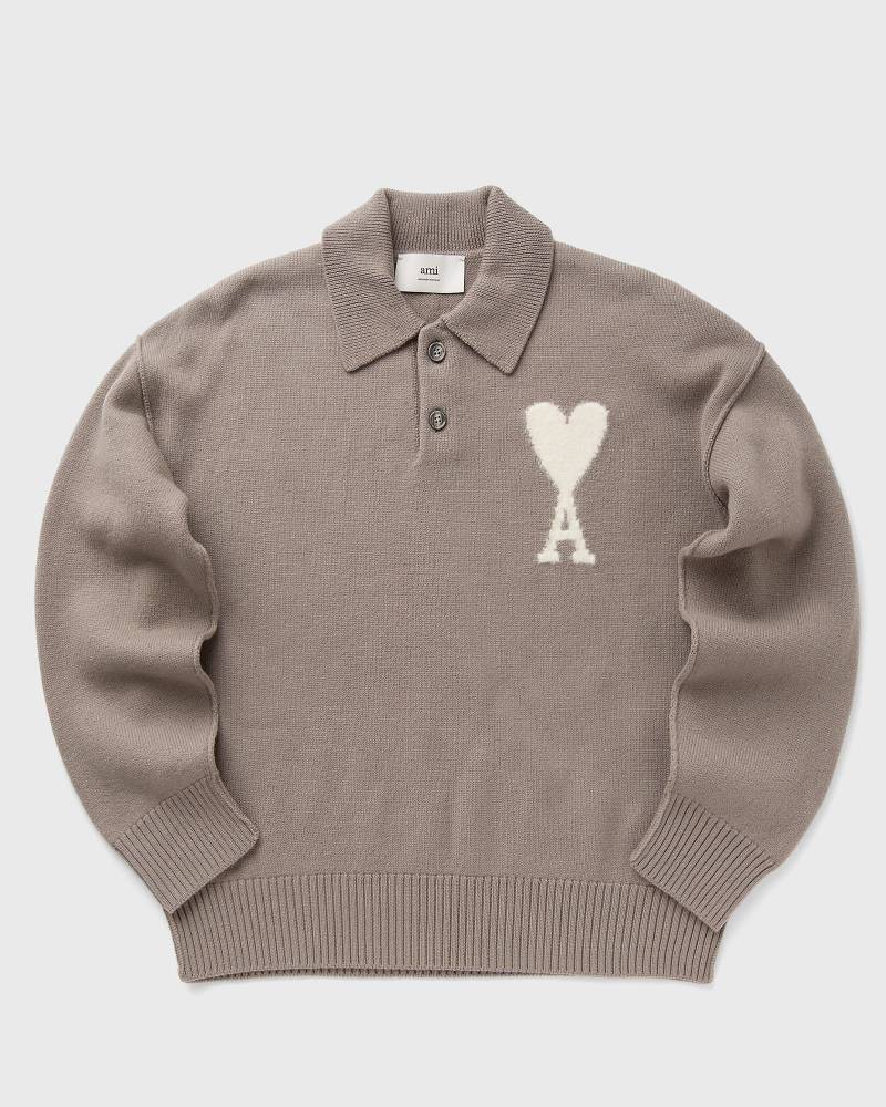AMI Paris OFF WHITE ADC POLO men Pullovers grey in Größe:S von AMI Paris