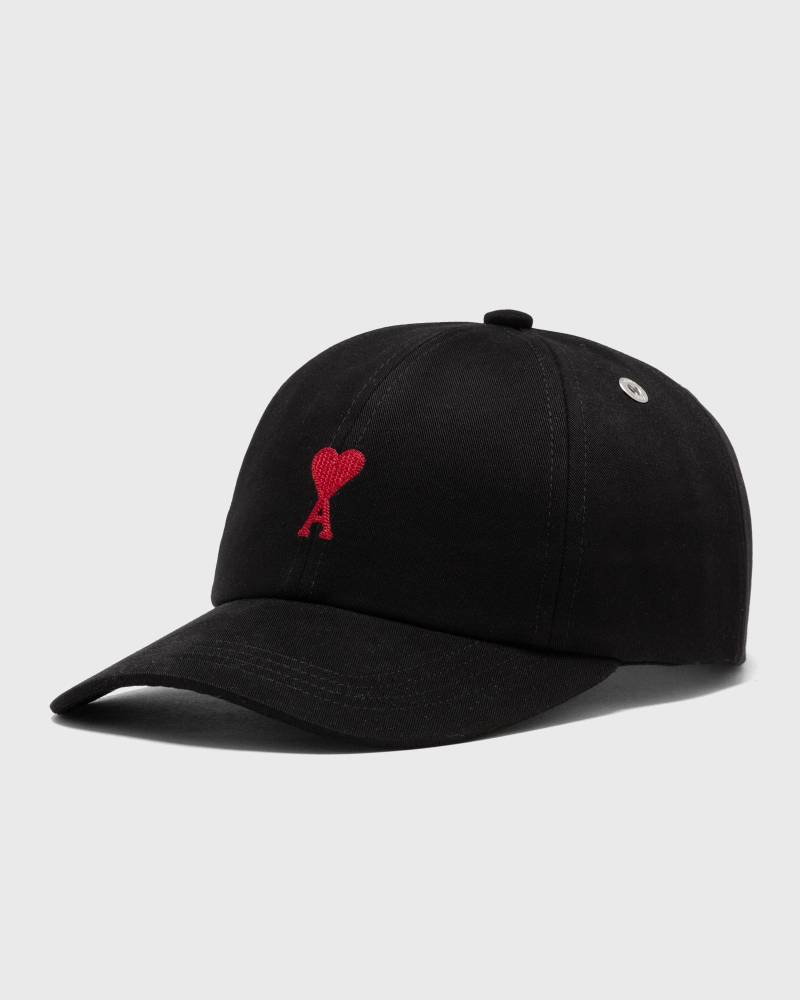 AMI Paris RED ADC EMBROIDERY CAP men Caps black in Größe:ONE SIZE von AMI Paris