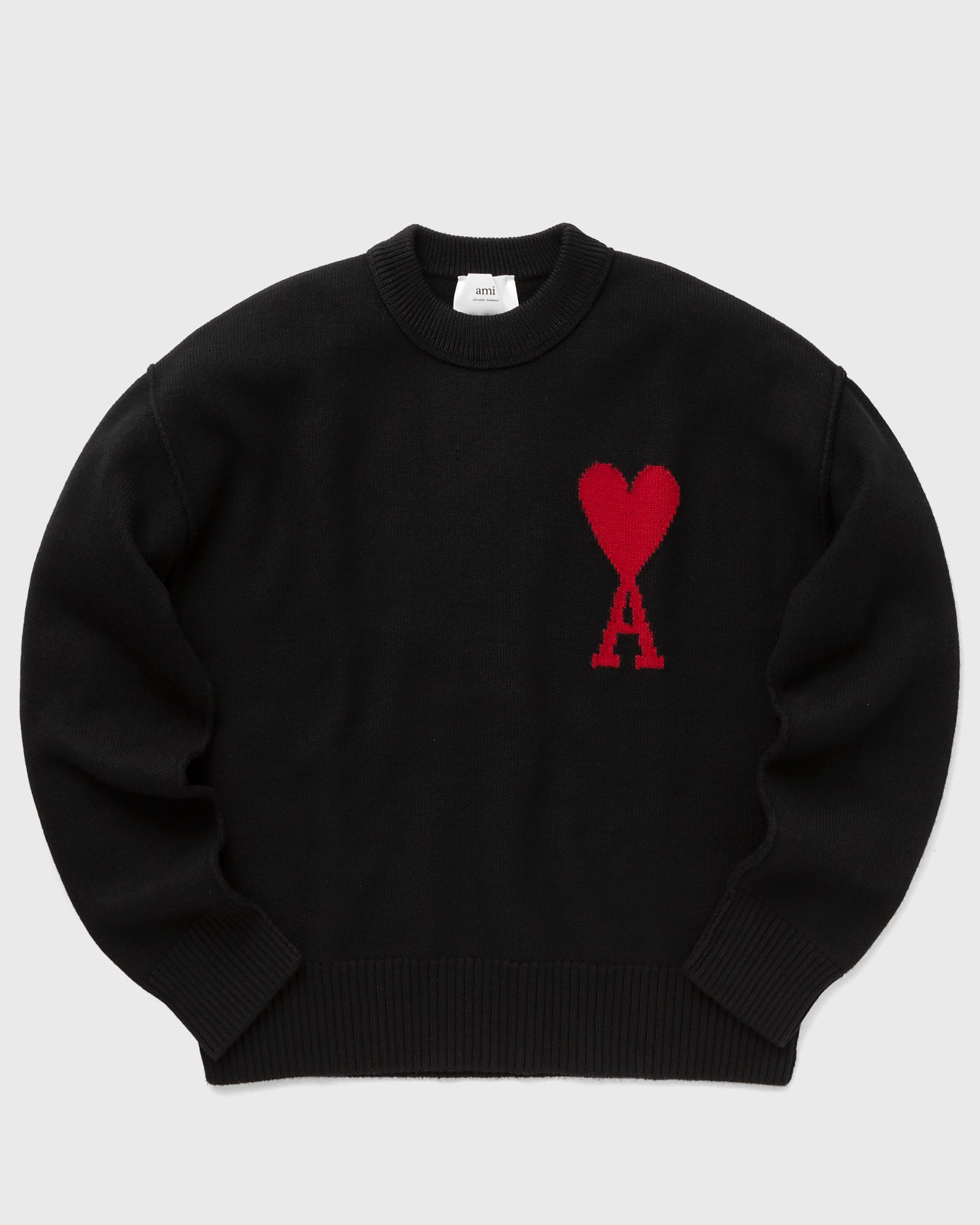 AMI Paris RED AMI DE COEUR SWEATER men Pullovers black in Größe:L von AMI Paris