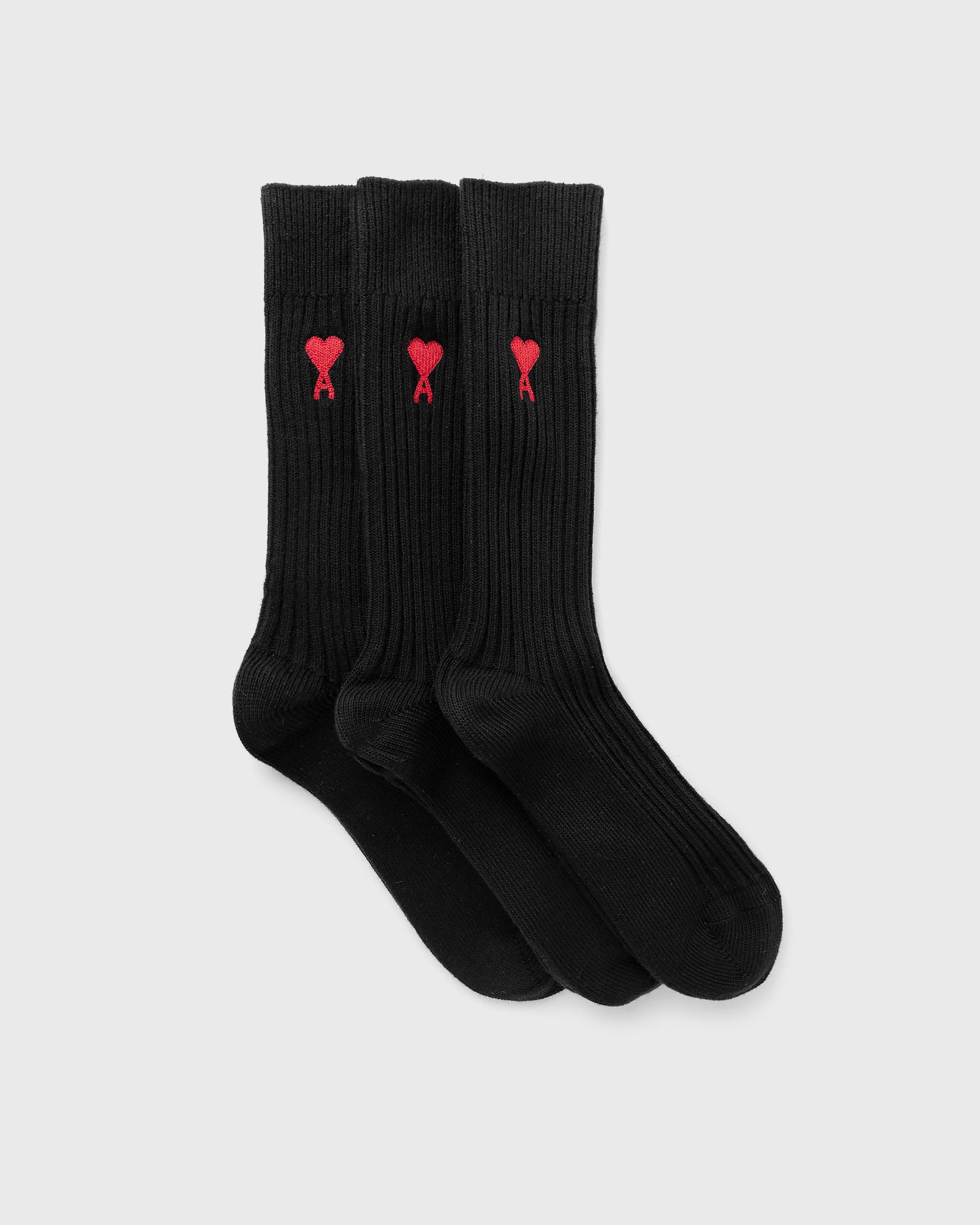 AMI Paris THREE PACK AMI DE COEUR SOCKS men Socks black in Größe:EU 38-42 von AMI Paris