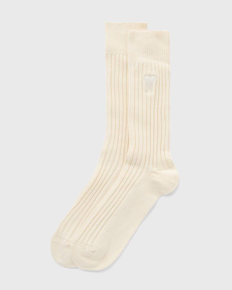 AMI Paris TWO TONE ADC SOCKS men Socks beige in Größe:EU 39-42 von AMI Paris