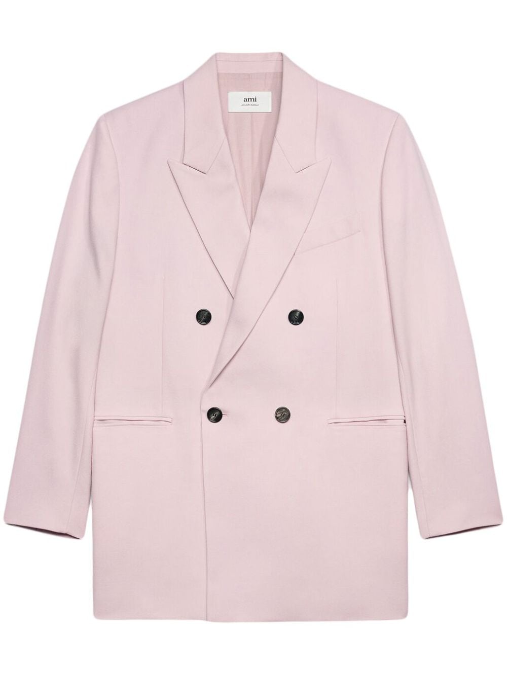 AMI Paris Zweireihige Oversize-Jacken - Rosa von AMI Paris