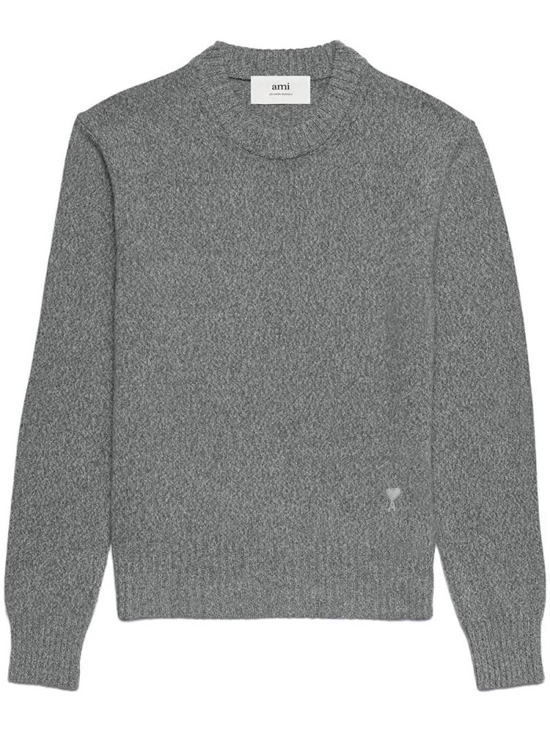 AMI Paris Pullover mit rundem Ausschnitt - Grau von AMI Paris