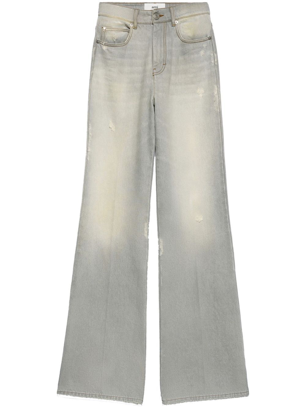 AMI Paris Weite Jeans aus Bio-Baumwolle - Grau von AMI Paris