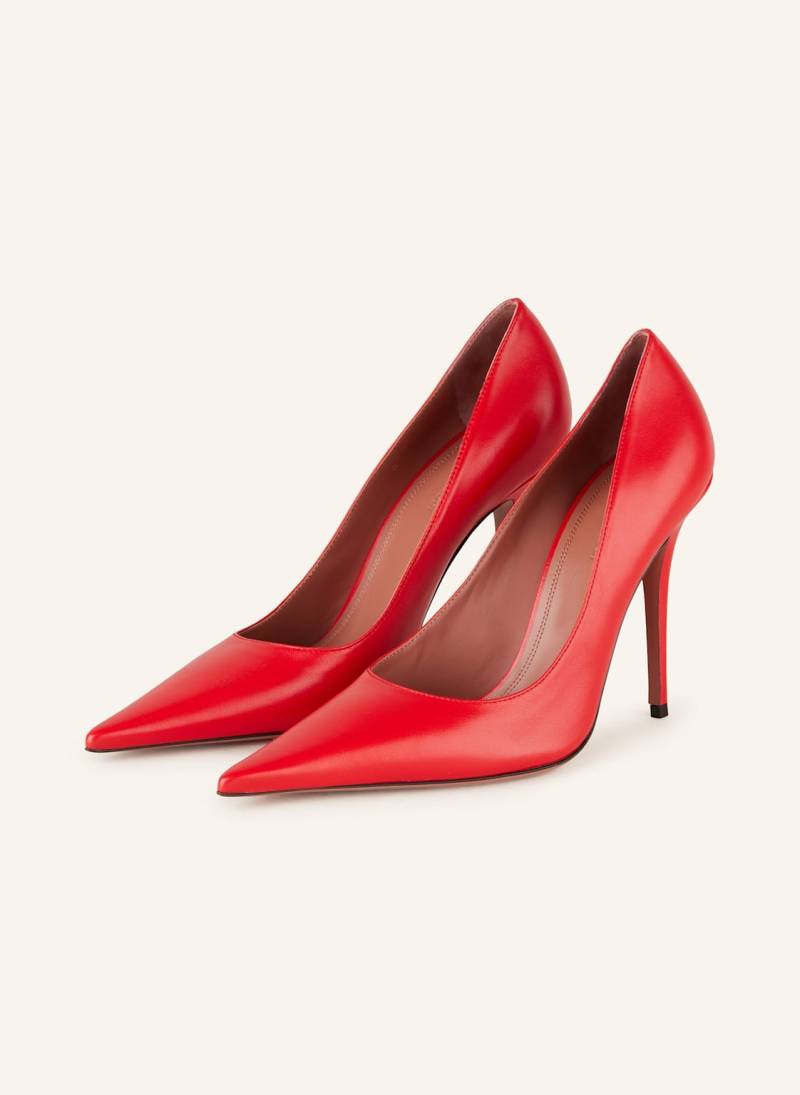 Amina Muaddi Pumps Barbara rot von AMINA MUADDI