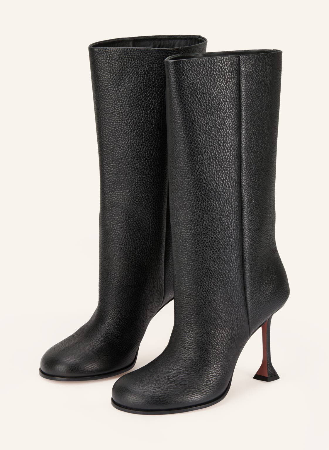 Amina Muaddi Stiefel Liya schwarz von AMINA MUADDI