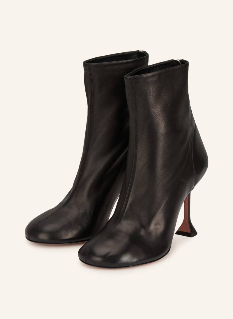 Amina Muaddi Stiefeletten schwarz von AMINA MUADDI