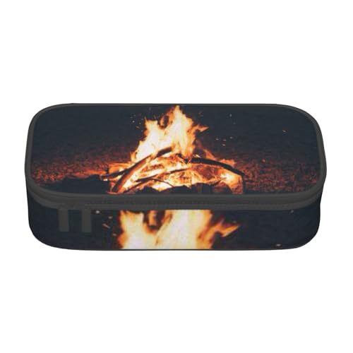 AMINNU Camping Große Kapazität Federmäppchen Multifunktionales Federmäppchen Federmäppchen für Teenager mit Reißverschluss Geeignet für Schulen und Büros, Schwarz , Einheitsgröße, Kosmetiktasche von AMINNU