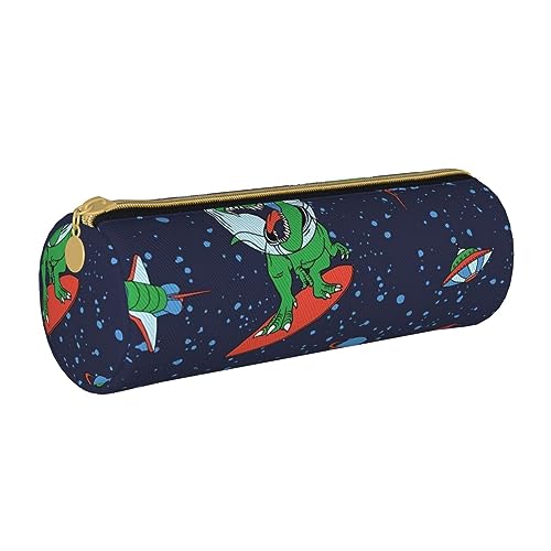 AMINNU Lustiges Astronauten-Federmäppchen, Dinosaurier-Raketen-Zylinder-Federmäppchen, langlebiges Federmäppchen, Schüler-Federmäppchen, Reißverschluss-Federmäppchen, geeignet für Schulen und Büros,, von AMINNU