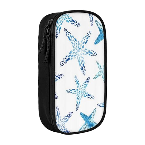 AMINNU Niedliches Federmäppchen, multifunktionales Federmäppchen, Schüler-Federmäppchen, mit Reißverschluss, geeignet für Schulen und Büros, Unisex, Schwarz , Einheitsgröße, Kosmetiktasche von AMINNU