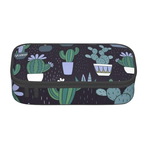 AMINNU Niedliches Federmäppchen mit großer Kapazität, multifunktionales Federmäppchen, Federmäppchen für Teenager, mit Reißverschluss, geeignet für Schulen und Büros., Schwarz , Einheitsgröße, von AMINNU