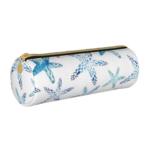 AMINNU Niedliches Zylinder-Federmäppchen, strapazierfähiges Federmäppchen, Schüler-Federmäppchen, Reißverschluss-Federmäppchen, geeignet für Schulen und Büros, Unisex, weiß, Einheitsgröße, von AMINNU