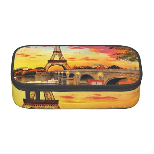 AMINNU Schönes Federmäppchen mit großer Kapazität, Multifunktionales Federmäppchen, Federmäppchen für Teenager, mit Reißverschluss, geeignet für Schulen und Büros., Schwarz , Einheitsgröße, von AMINNU