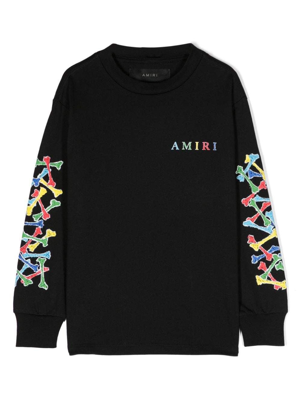 AMIRI KIDS T-Shirt mit beflocktem Logo - Schwarz von AMIRI KIDS