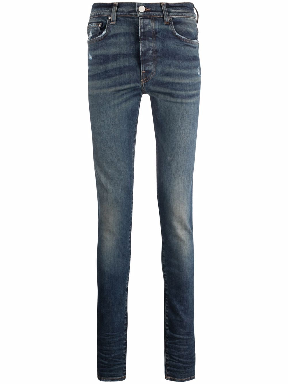 AMIRI Ausgeblichene Skinny-Jeans - Blau von AMIRI