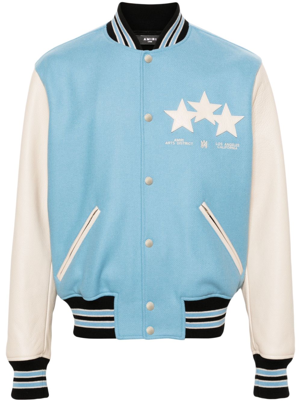 AMIRI Bomberjacke mit Stern-Patches - Blau von AMIRI