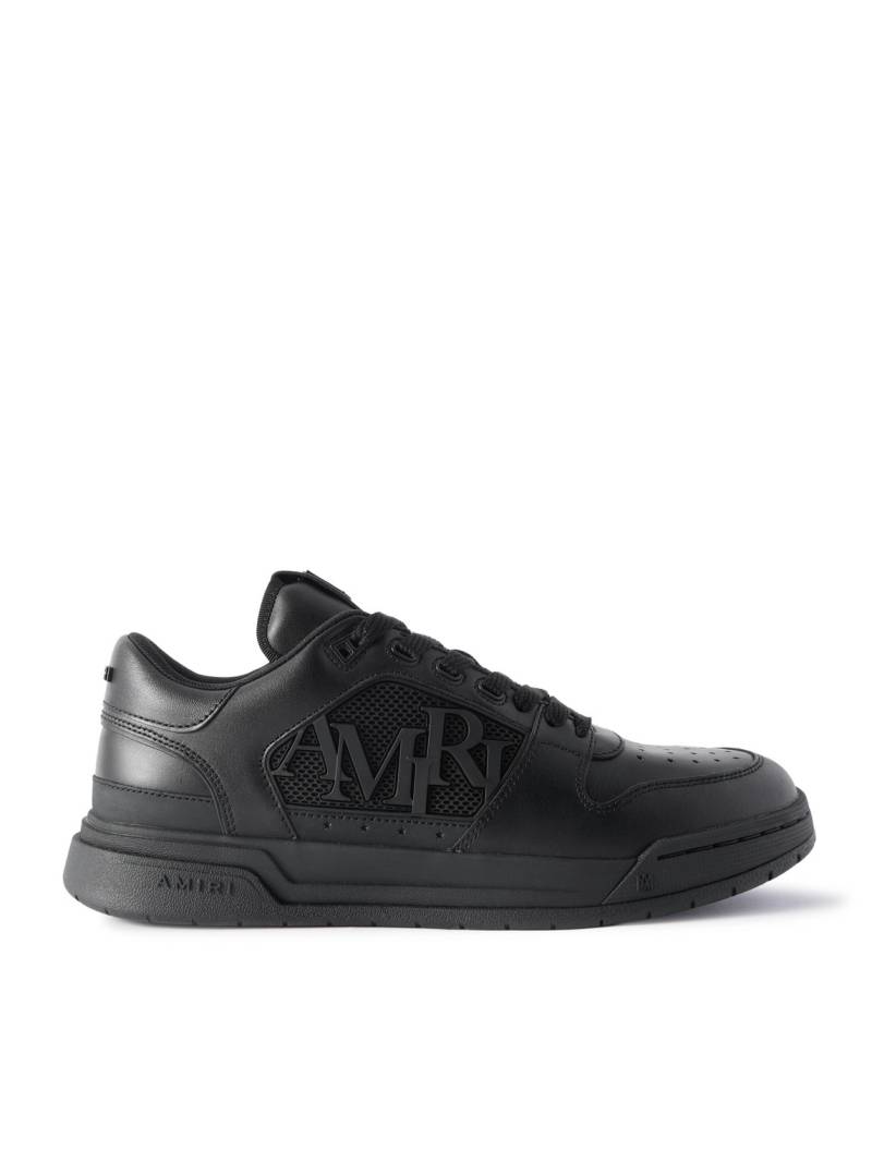 AMIRI - Classic Low Logo-Appliquéd Rubber-Trimmed Leather Sneakers - Men - Black - EU 44 von AMIRI