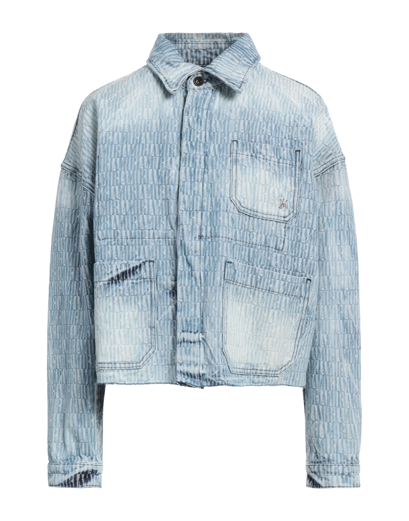 AMIRI Jeansjacke/-mantel Damen Blau von AMIRI