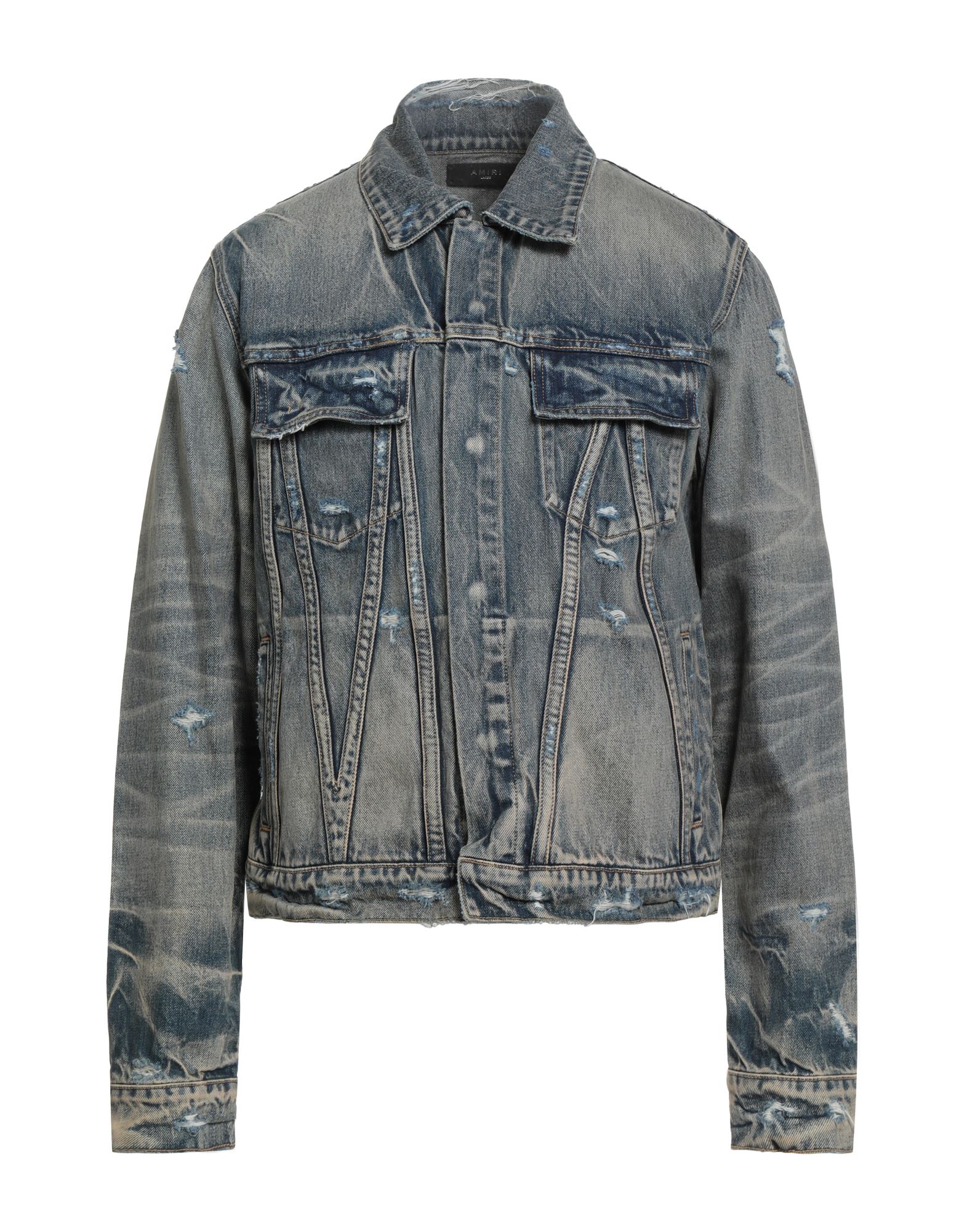 AMIRI Jeansjacke/-mantel Herren Blau von AMIRI