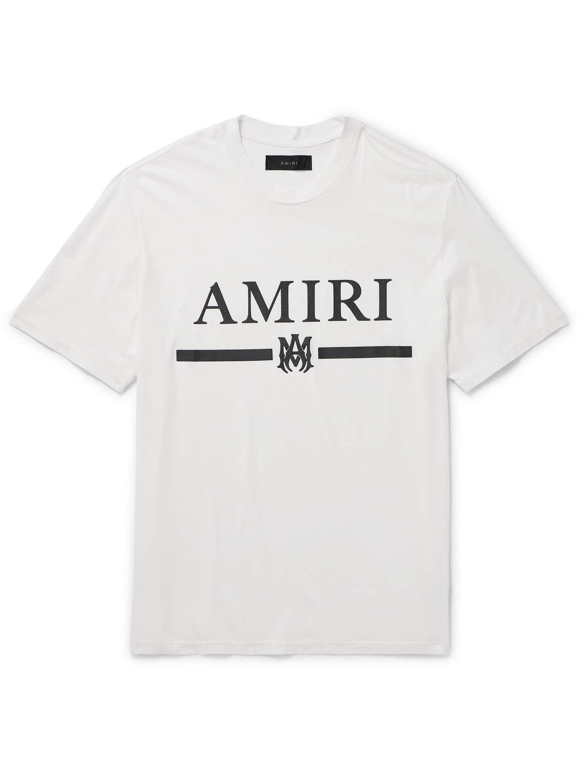AMIRI - Logo-Appliquéd Cotton-Jersey T-Shirt - Men - White - L von AMIRI