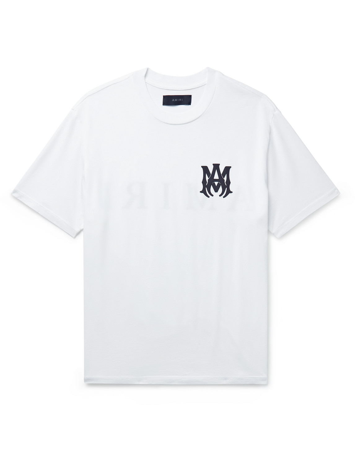 AMIRI - Logo-Print Cotton-Jersey T-Shirt - Men - White - XL von AMIRI