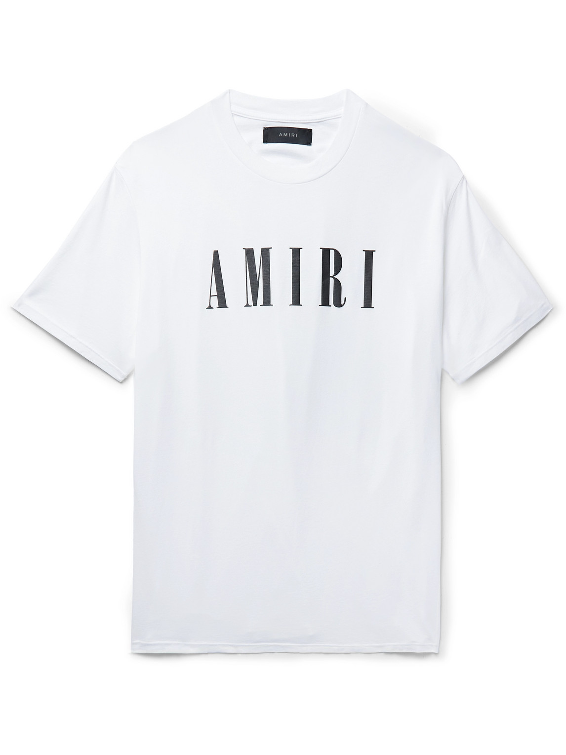 AMIRI - Logo-Print Cotton-Jersey T-Shirt - Men - White - XS von AMIRI