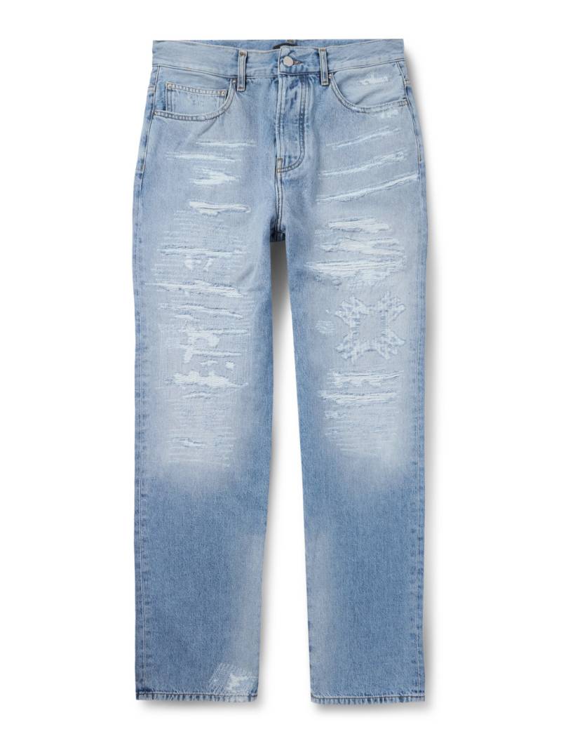 AMIRI - MA Quad Straight-Leg Distressed Jeans - Men - Blue - UK/US 34 AMIRI - MA Quad Straight-Leg Distressed Jeans - Men - Blue - UK/US 34 von AMIRI