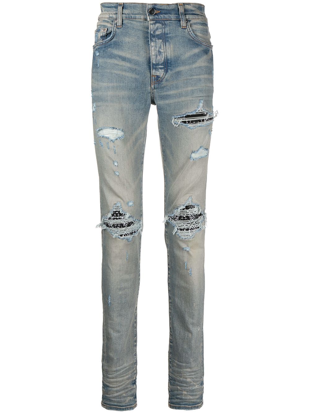 AMIRI MX1 Skinny-Jeans im Distressed-Look - Blau von AMIRI