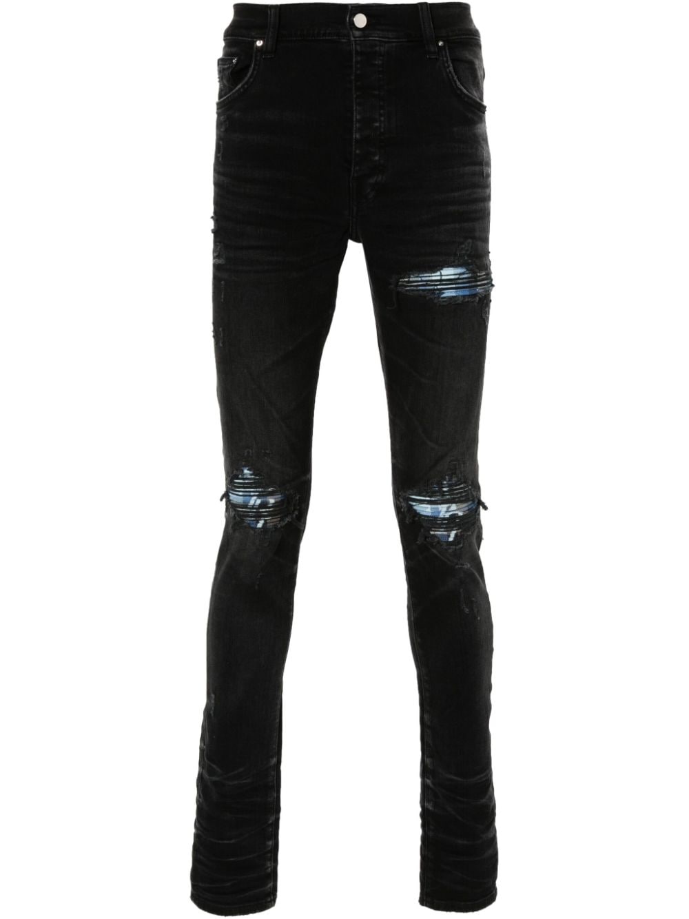 AMIRI Halbhohe MX1 Skinny-Jeans - Schwarz von AMIRI