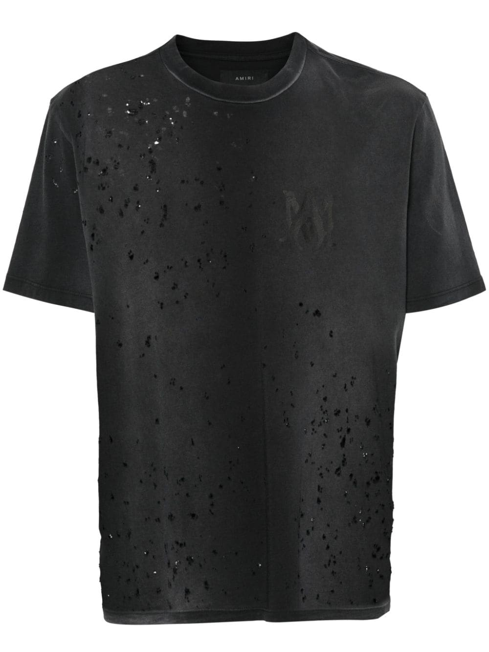 AMIRI Shotgun T-Shirt im Distressed-Look - Schwarz von AMIRI