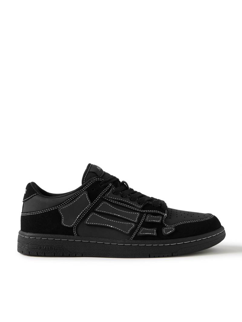 AMIRI - Skel-Top Suede and Leather Sneakers - Men - Black - EU 42 von AMIRI