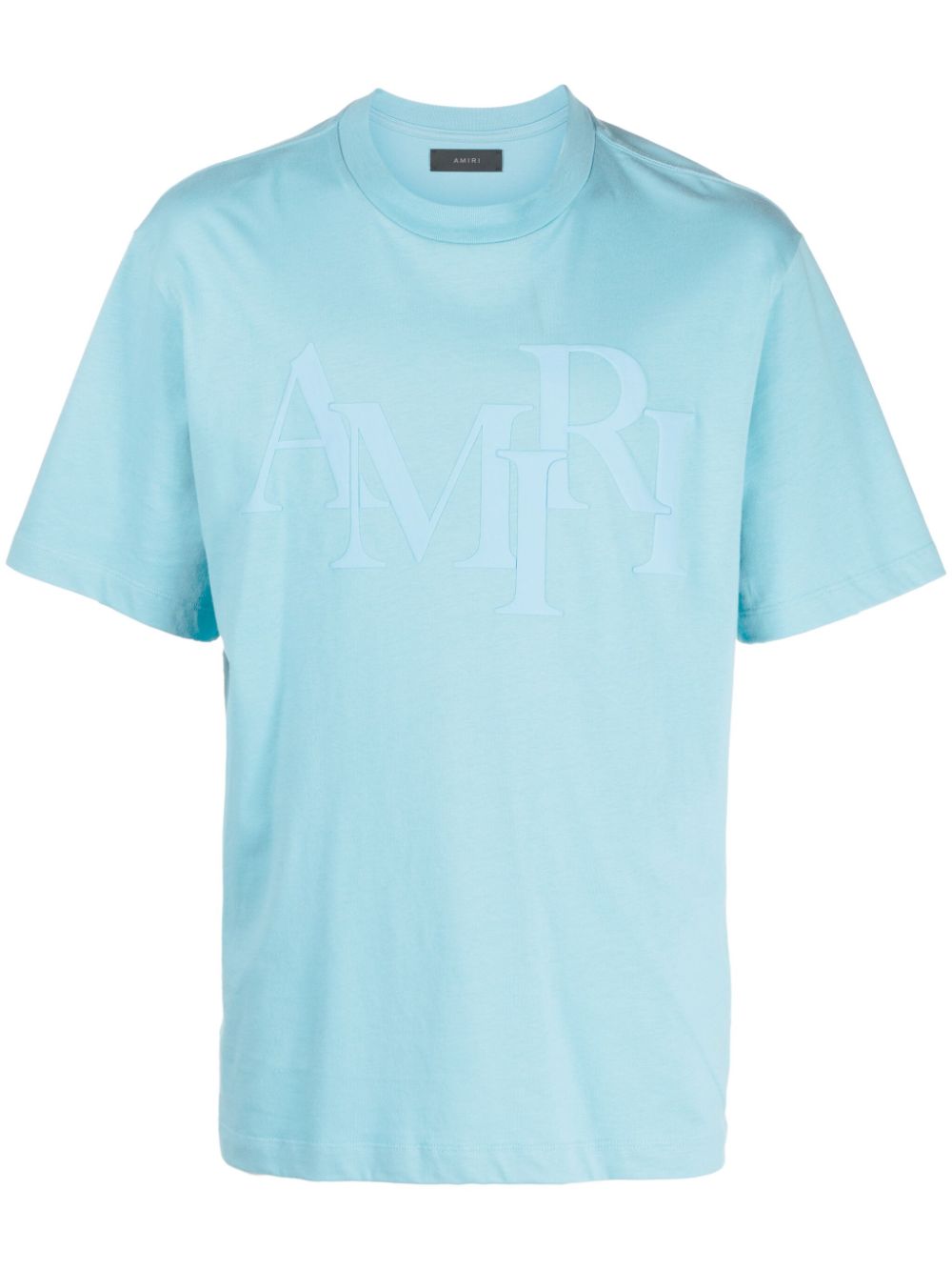 AMIRI Staggered T-Shirt mit Logo-Applikation - Blau von AMIRI