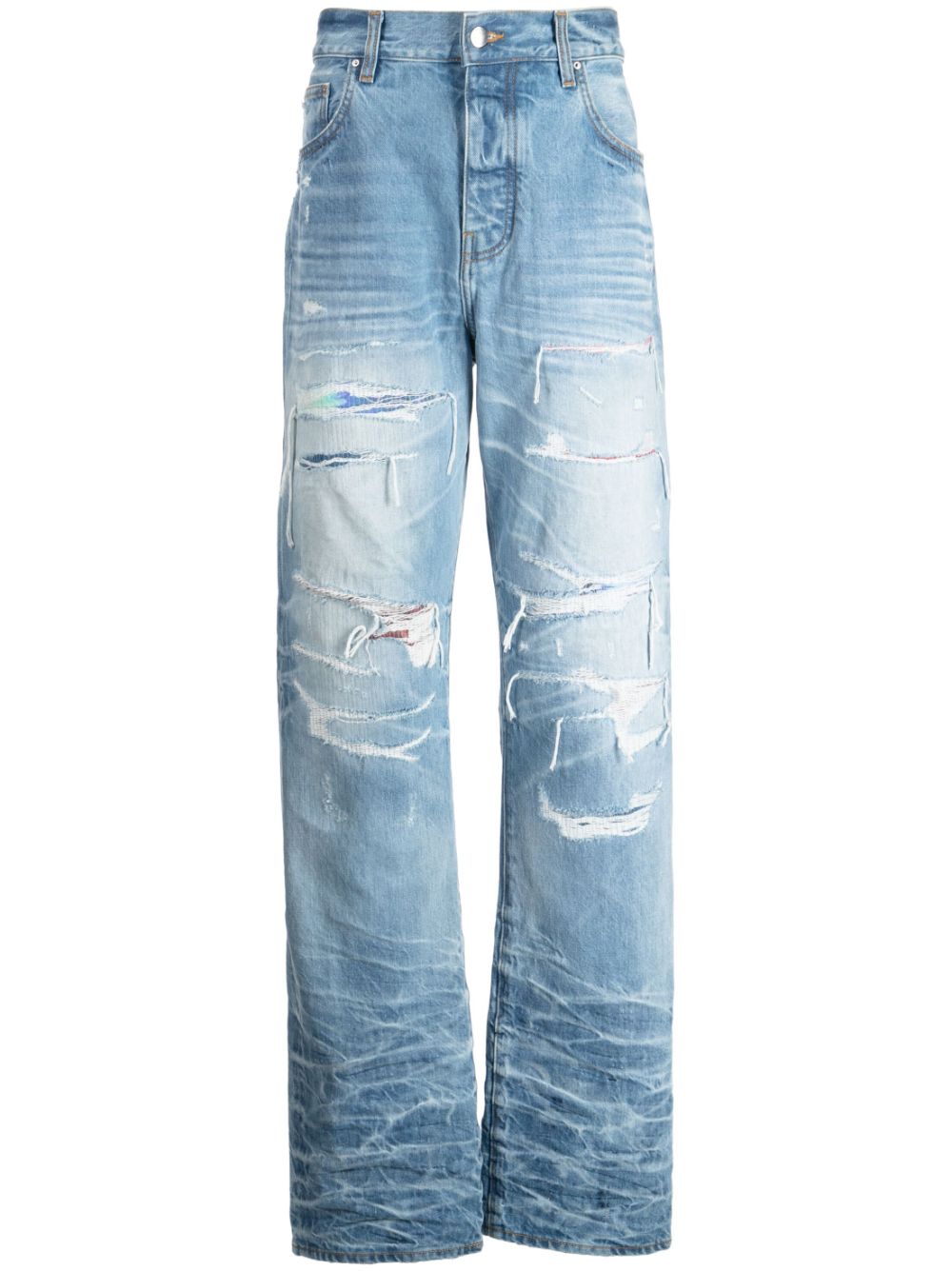 AMIRI Lockere Jeans im Distressed-Look - Blau von AMIRI