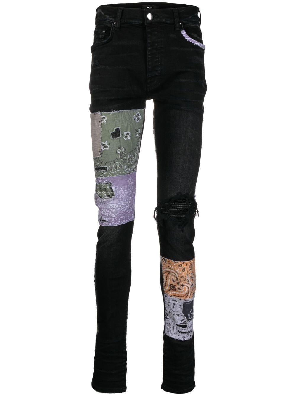 AMIRI Skinny-Jeans im Distressed-Look - Schwarz von AMIRI