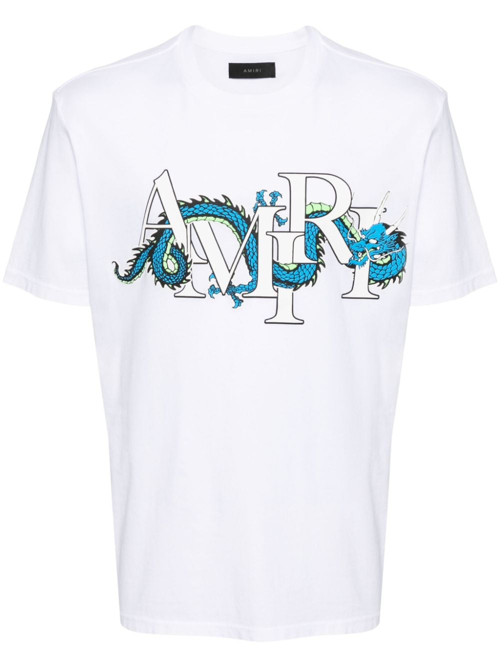 AMIRI T-Shirt mit Drachen-Print - Weiß von AMIRI