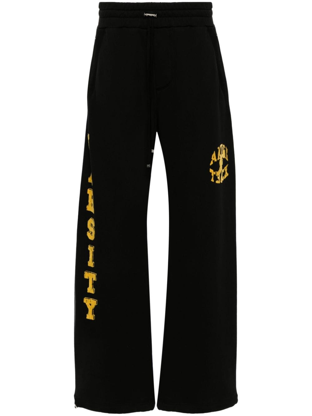 AMIRI Jogginghose mit geflocktem Logo - Schwarz von AMIRI