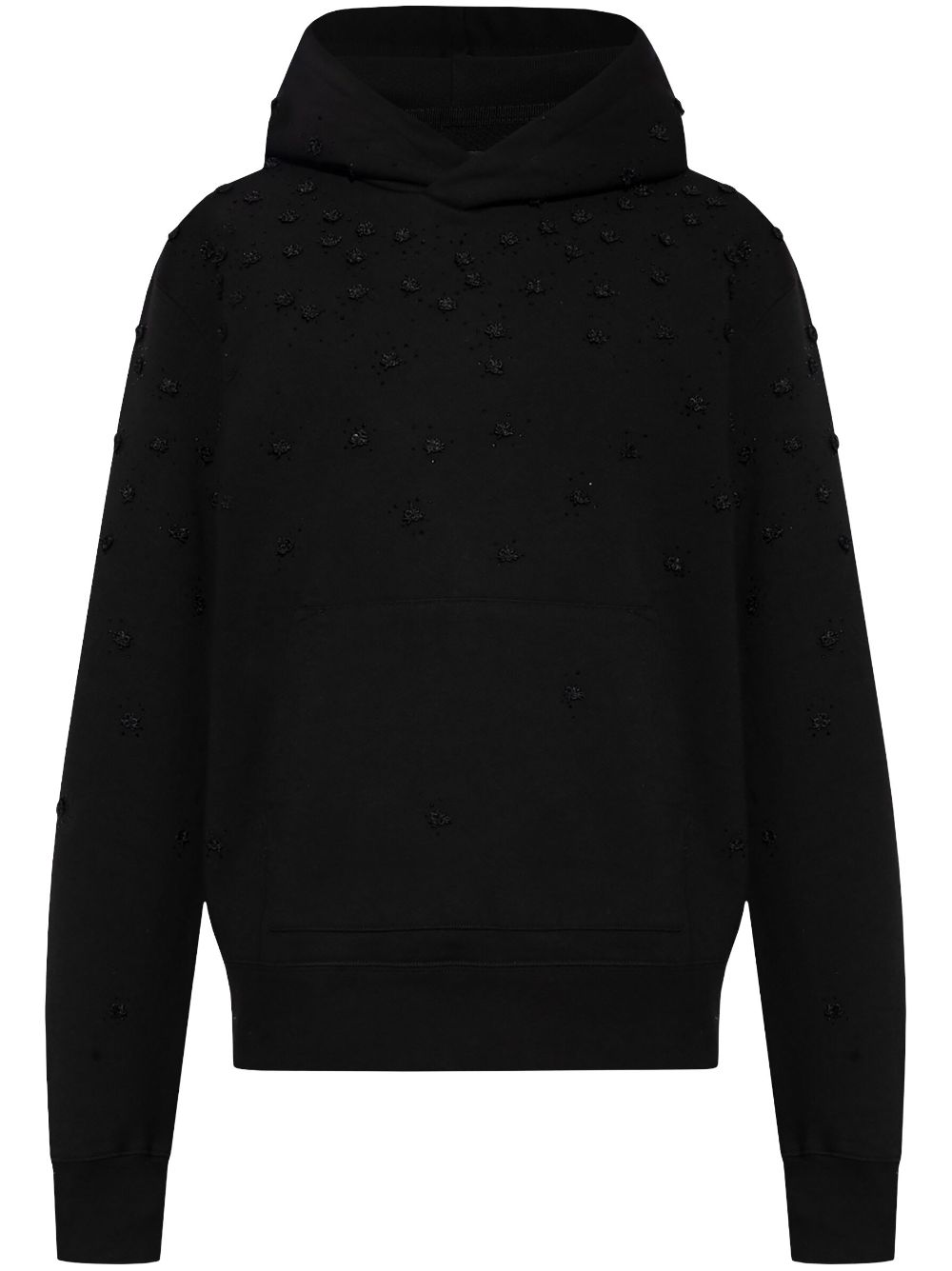 AMIRI Hoodie mit Blumenmotiven - Schwarz von AMIRI