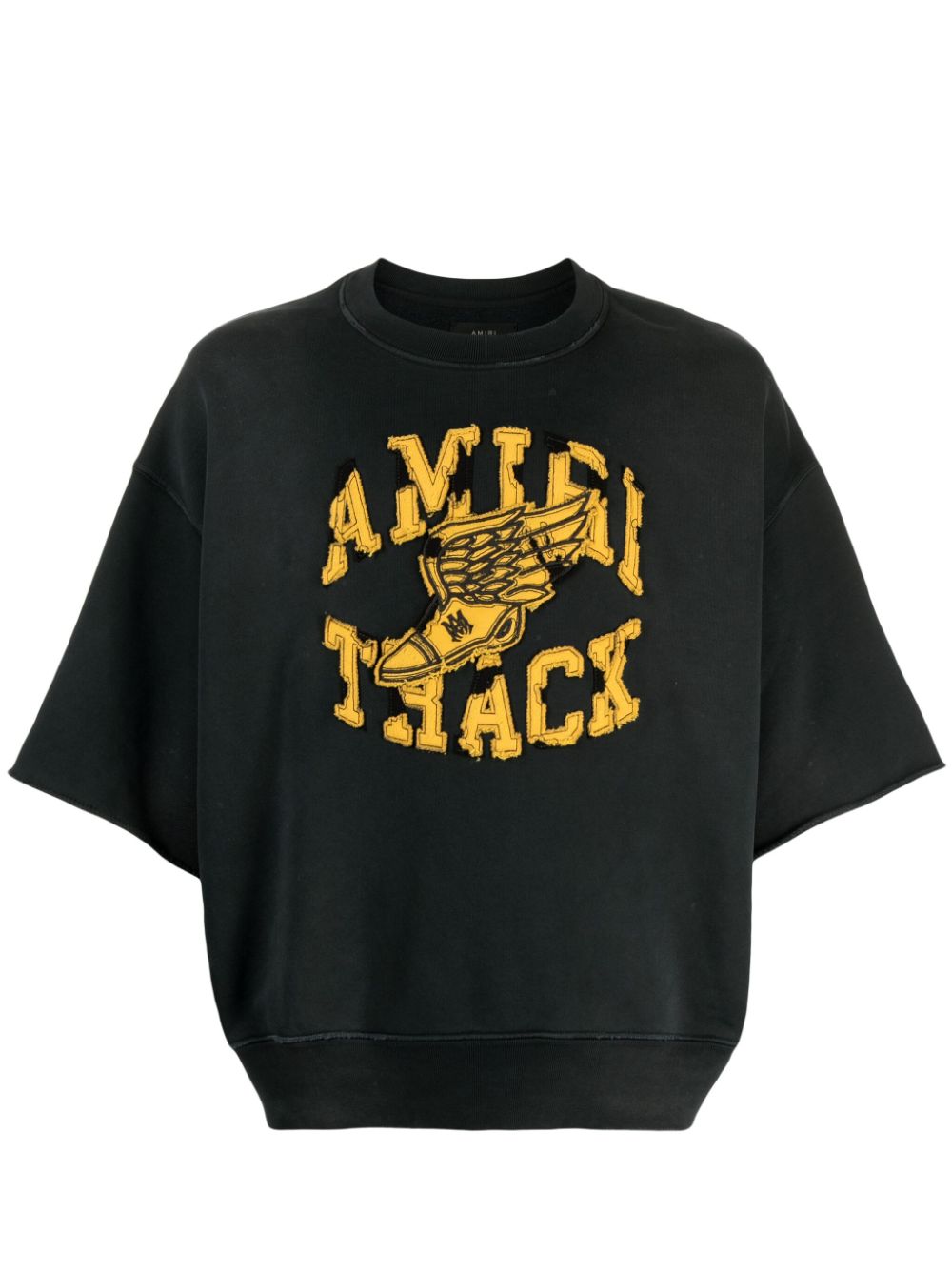 AMIRI Sweatshirt mit Logo-Applikation - Schwarz von AMIRI